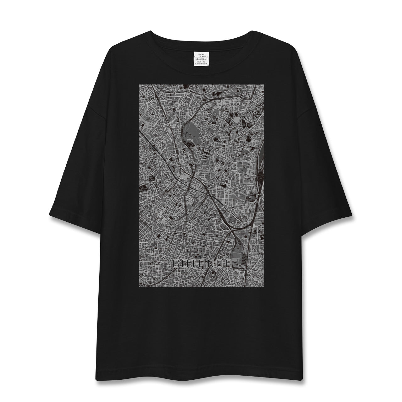 【五反田(東京都)】地図柄ビッグシルエットTシャツ