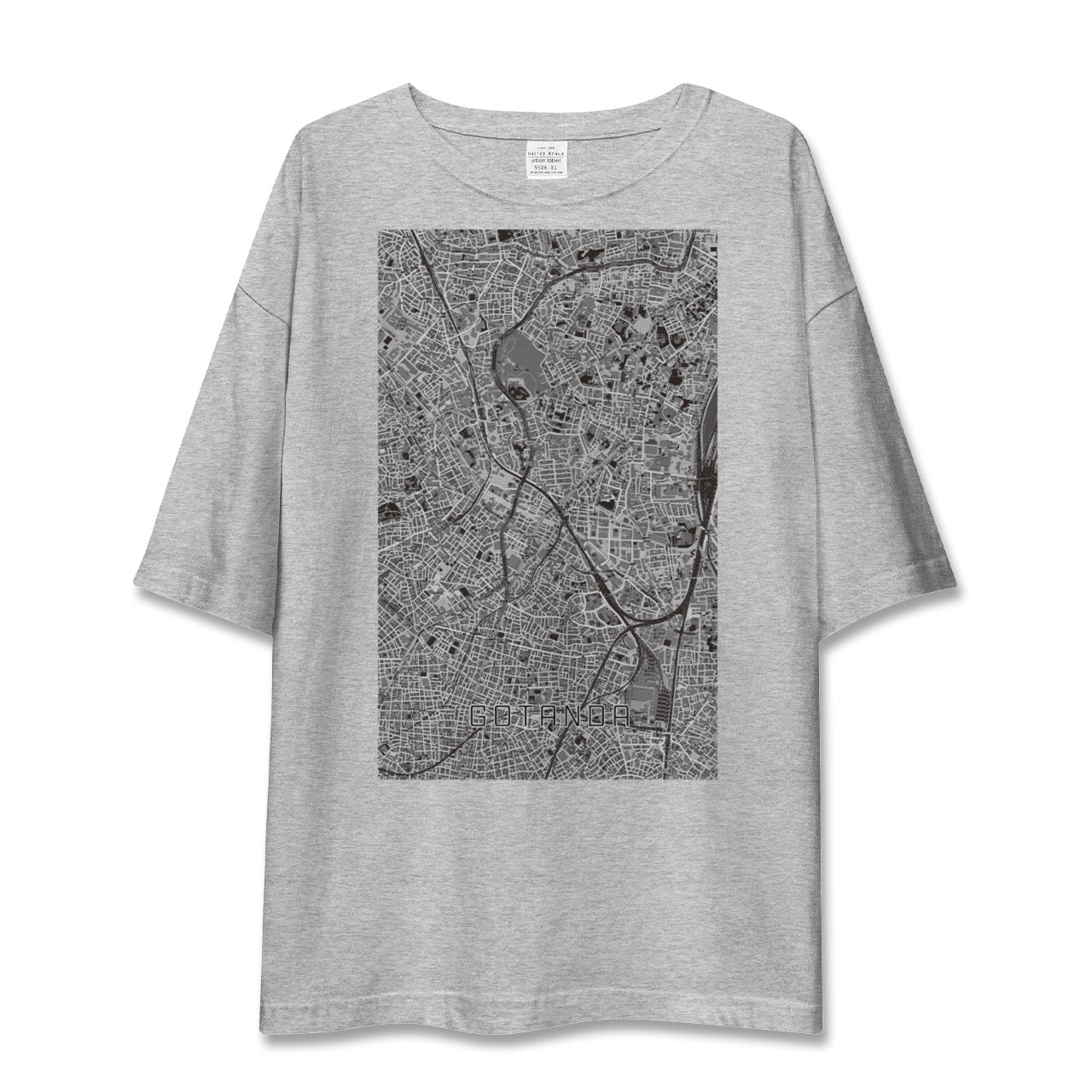 【五反田(東京都)】地図柄ビッグシルエットTシャツ
