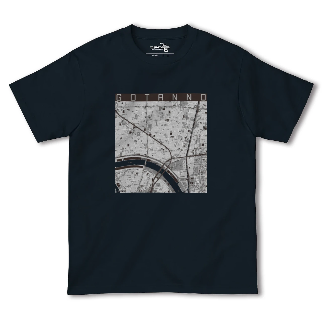 【五反野(東京都)】地図柄ヘビーウェイトTシャツ