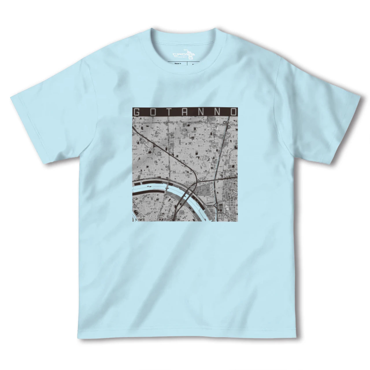 【五反野(東京都)】地図柄ヘビーウェイトTシャツ