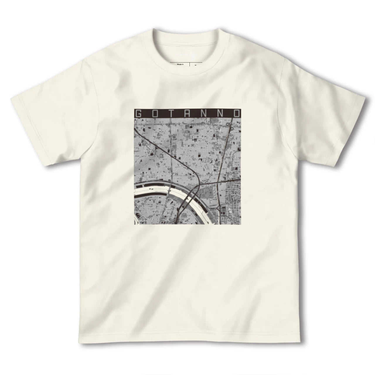 【五反野(東京都)】地図柄ヘビーウェイトTシャツ