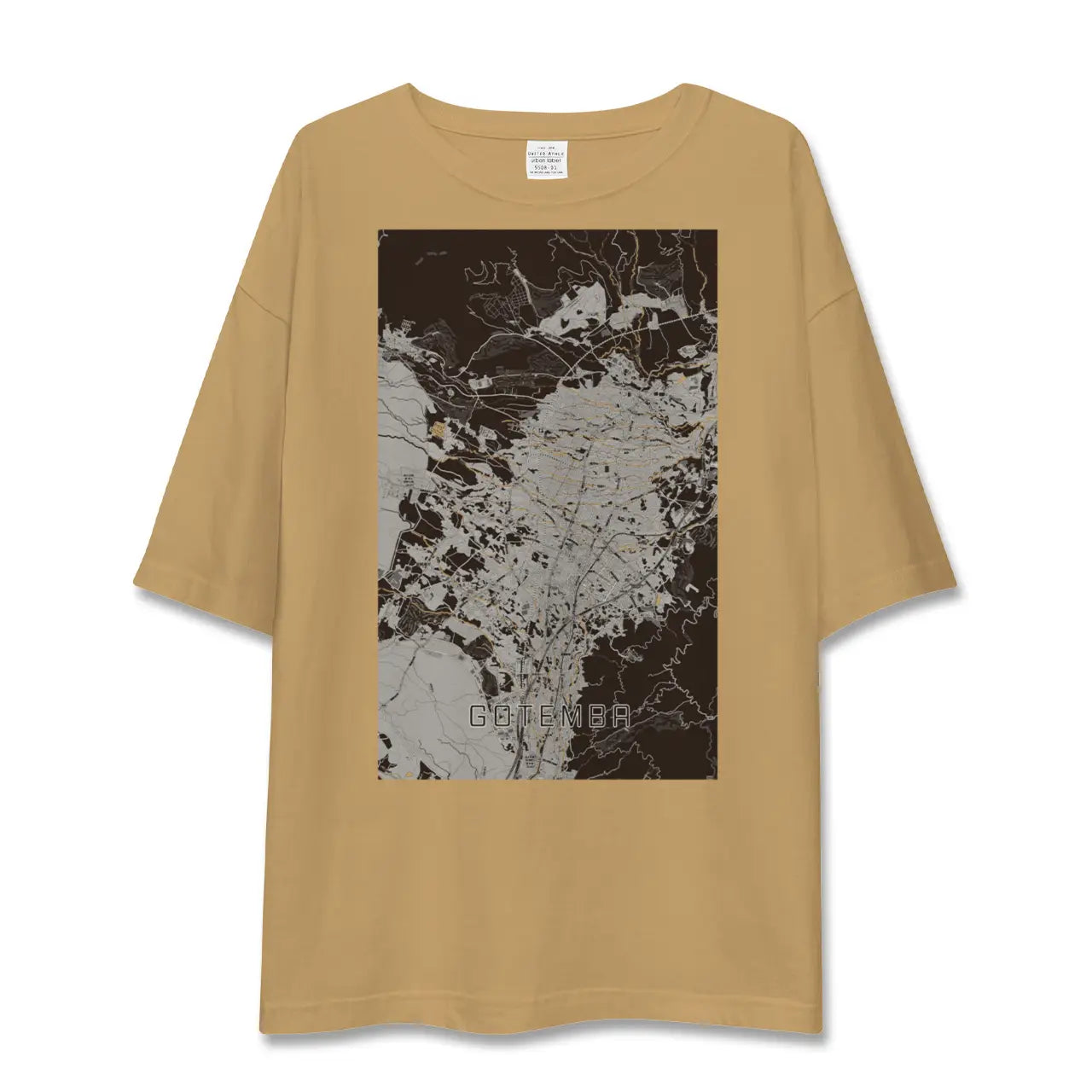 【御殿場(静岡県)】地図柄ビッグシルエットTシャツ