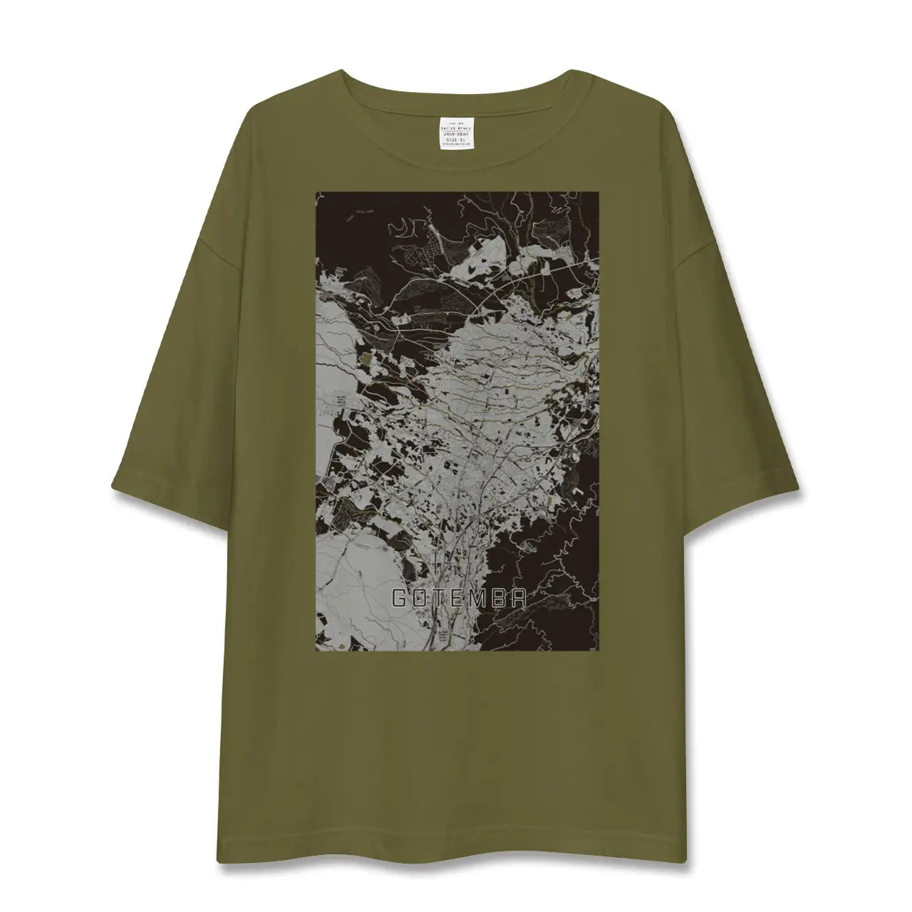 【御殿場(静岡県)】地図柄ビッグシルエットTシャツ