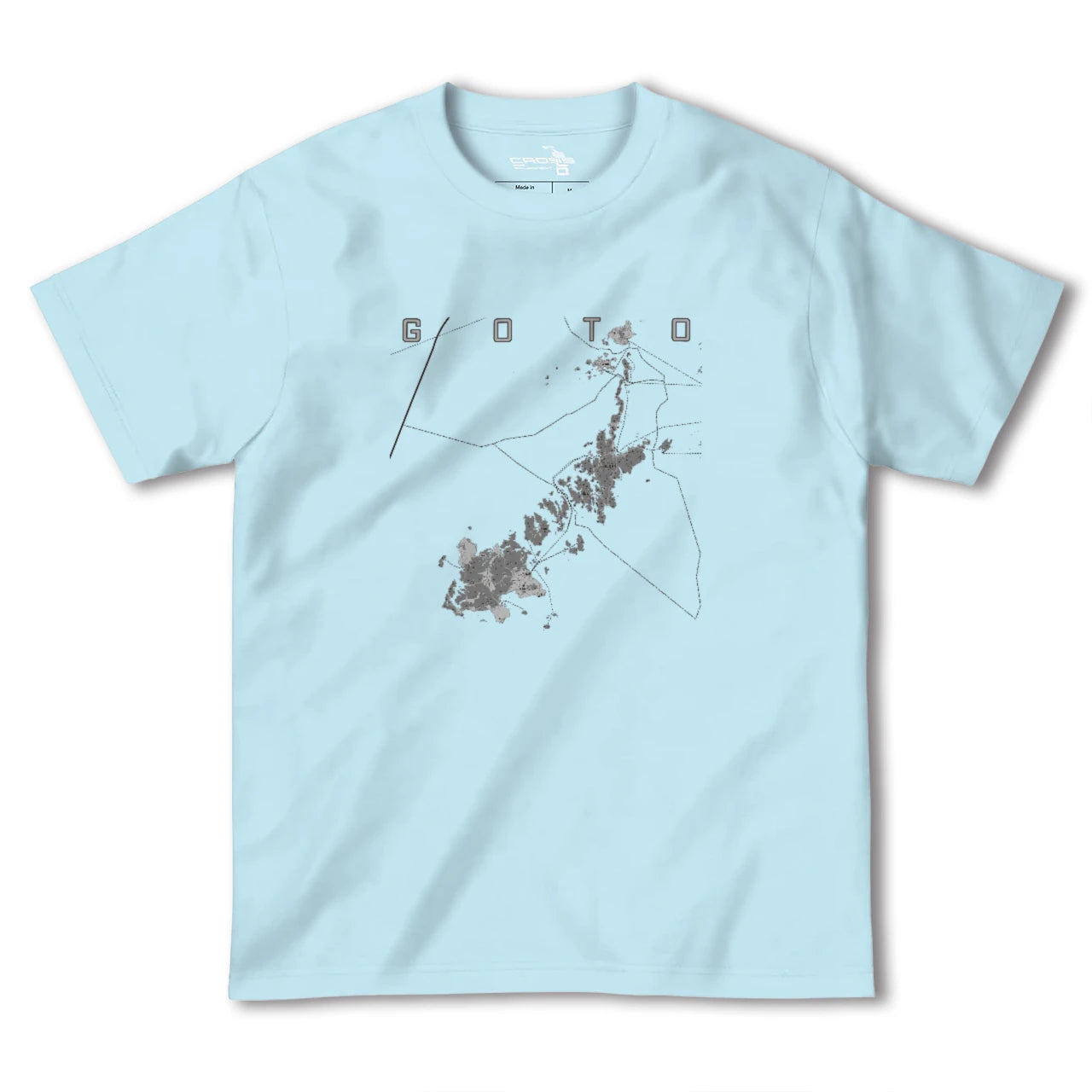 【五島(長崎県)】地図柄ヘビーウェイトTシャツ