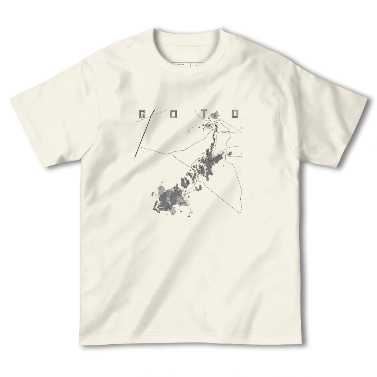 【五島(長崎県)】地図柄ヘビーウェイトTシャツ
