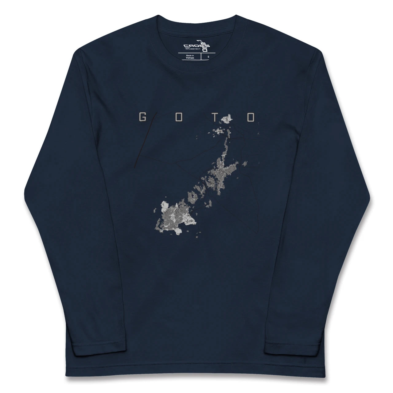 【五島(長崎県)】地図柄ロングスリーブTシャツ