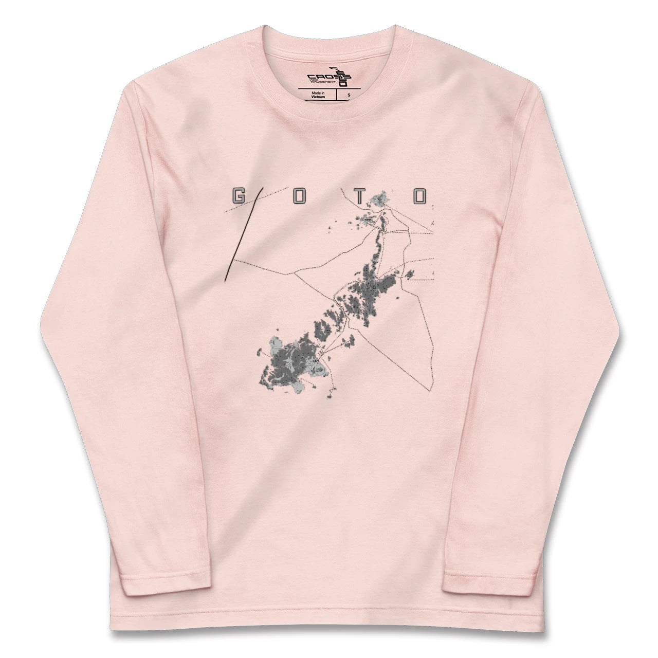 【五島(長崎県)】地図柄ロングスリーブTシャツ