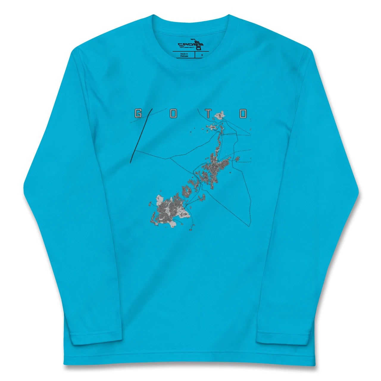 【五島(長崎県)】地図柄ロングスリーブTシャツ