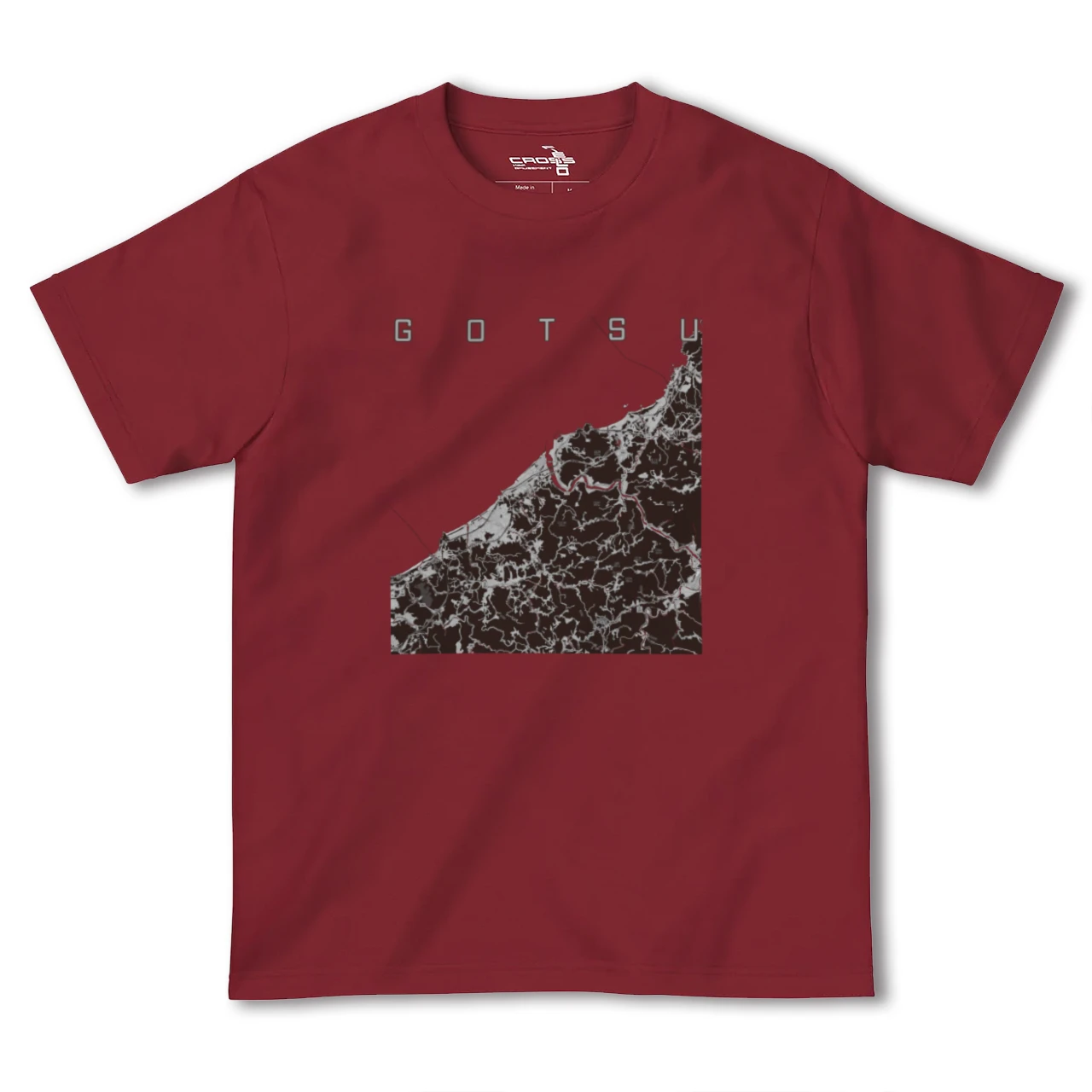 【江津(島根県)】地図柄ヘビーウェイトTシャツ