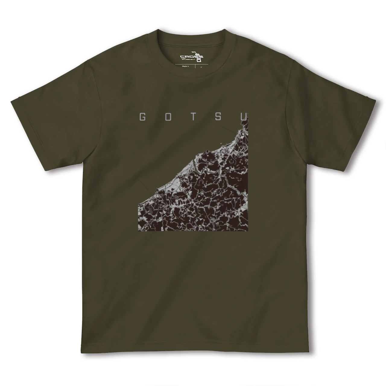 【江津(島根県)】地図柄ヘビーウェイトTシャツ