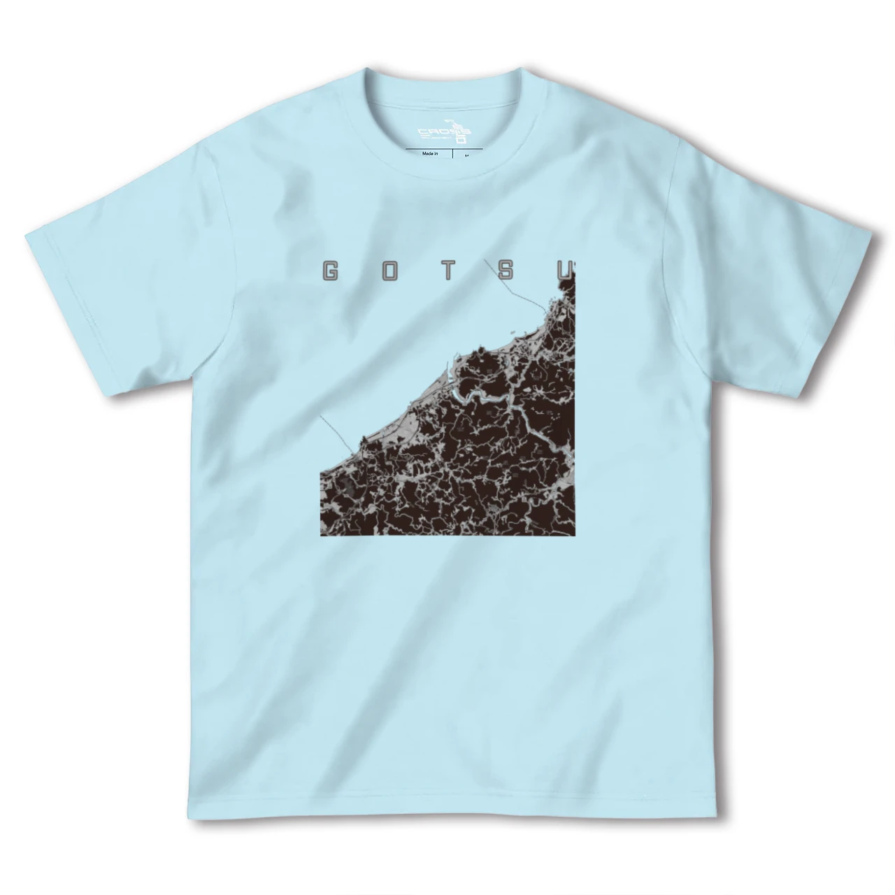 【江津(島根県)】地図柄ヘビーウェイトTシャツ