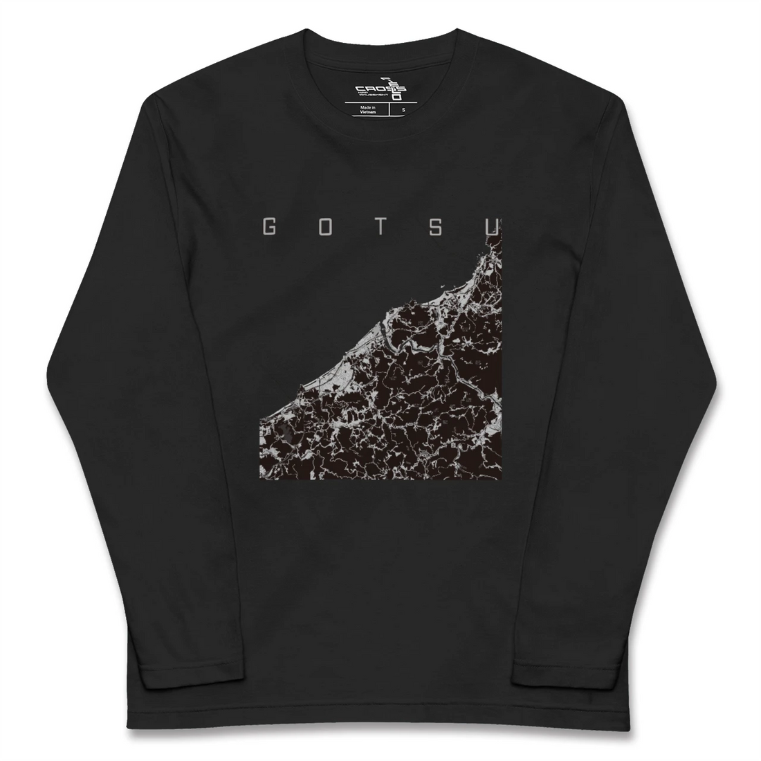 【江津(島根県)】地図柄ロングスリーブTシャツ