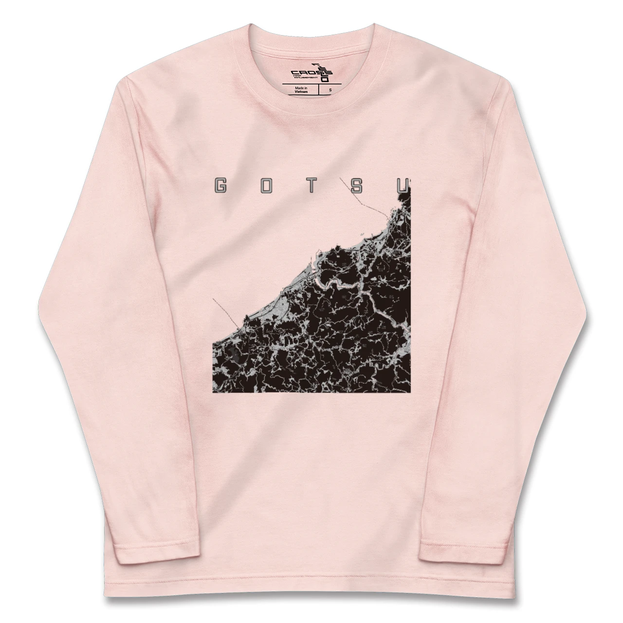 【江津(島根県)】地図柄ロングスリーブTシャツ