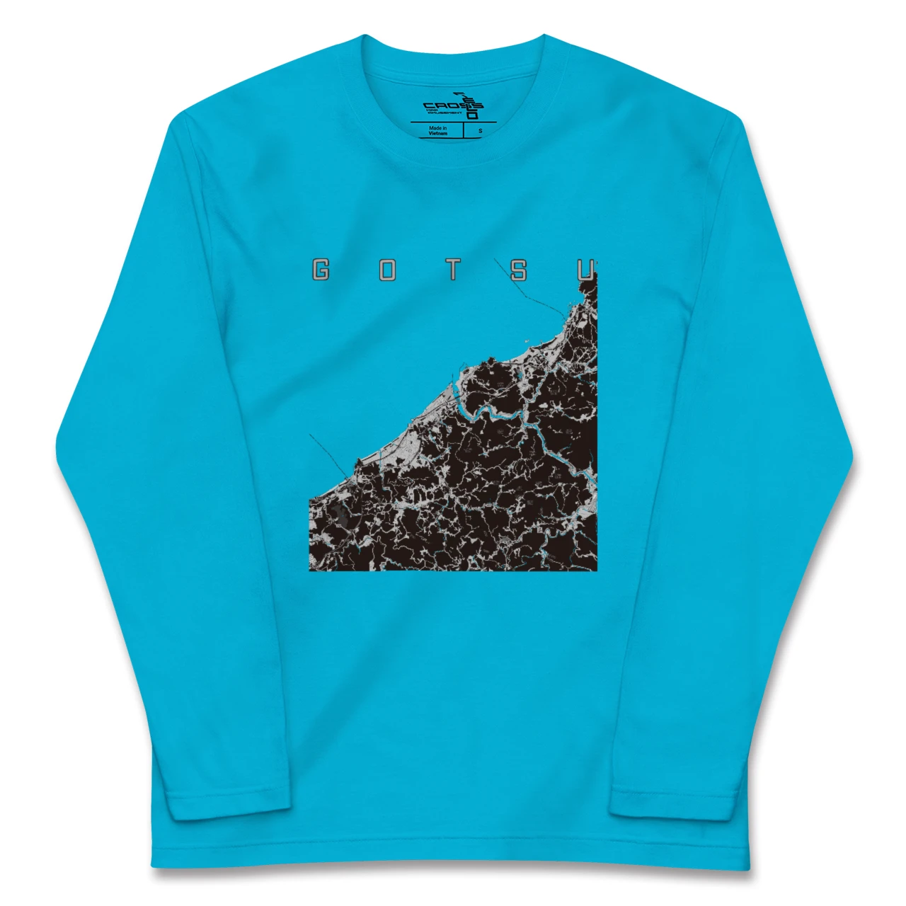 【江津(島根県)】地図柄ロングスリーブTシャツ