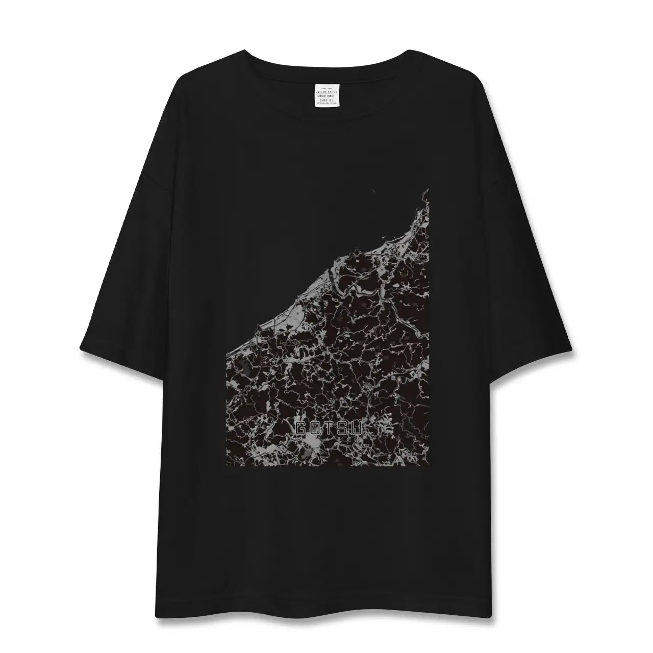【江津(島根県)】地図柄ビッグシルエットTシャツ