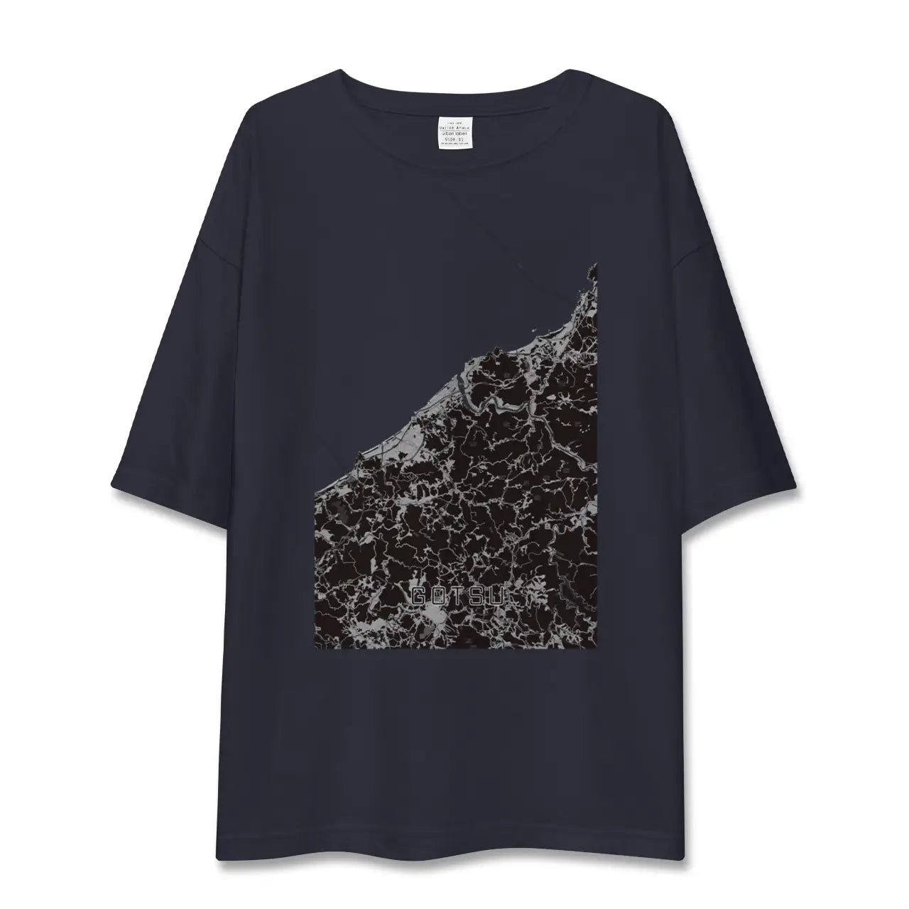 【江津(島根県)】地図柄ビッグシルエットTシャツ