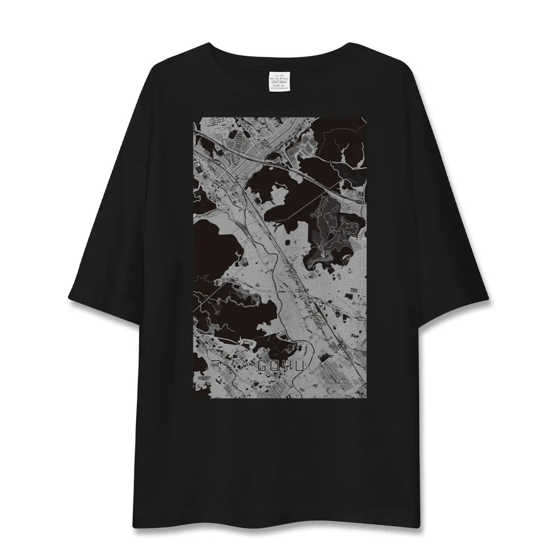 【御油(愛知県)】地図柄ビッグシルエットTシャツ