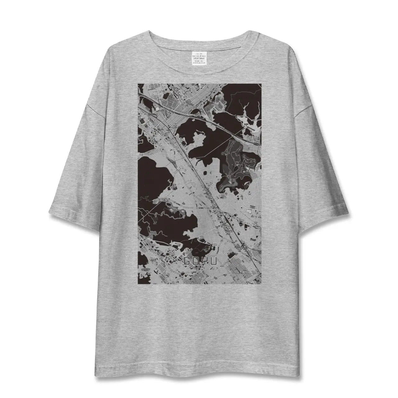 【御油(愛知県)】地図柄ビッグシルエットTシャツ