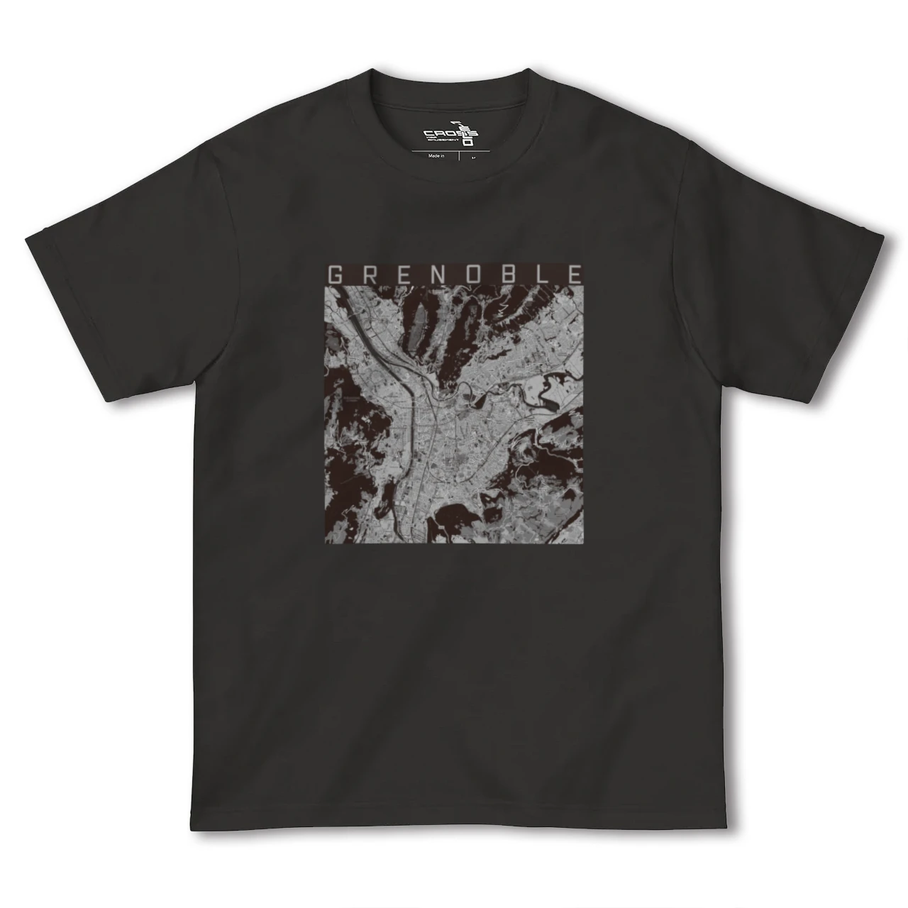 【グルノーブル(フランス)】地図柄ヘビーウェイトTシャツ
