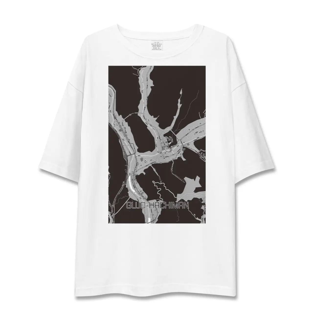 【郡上八幡(岐阜県)】地図柄ビッグシルエットTシャツ