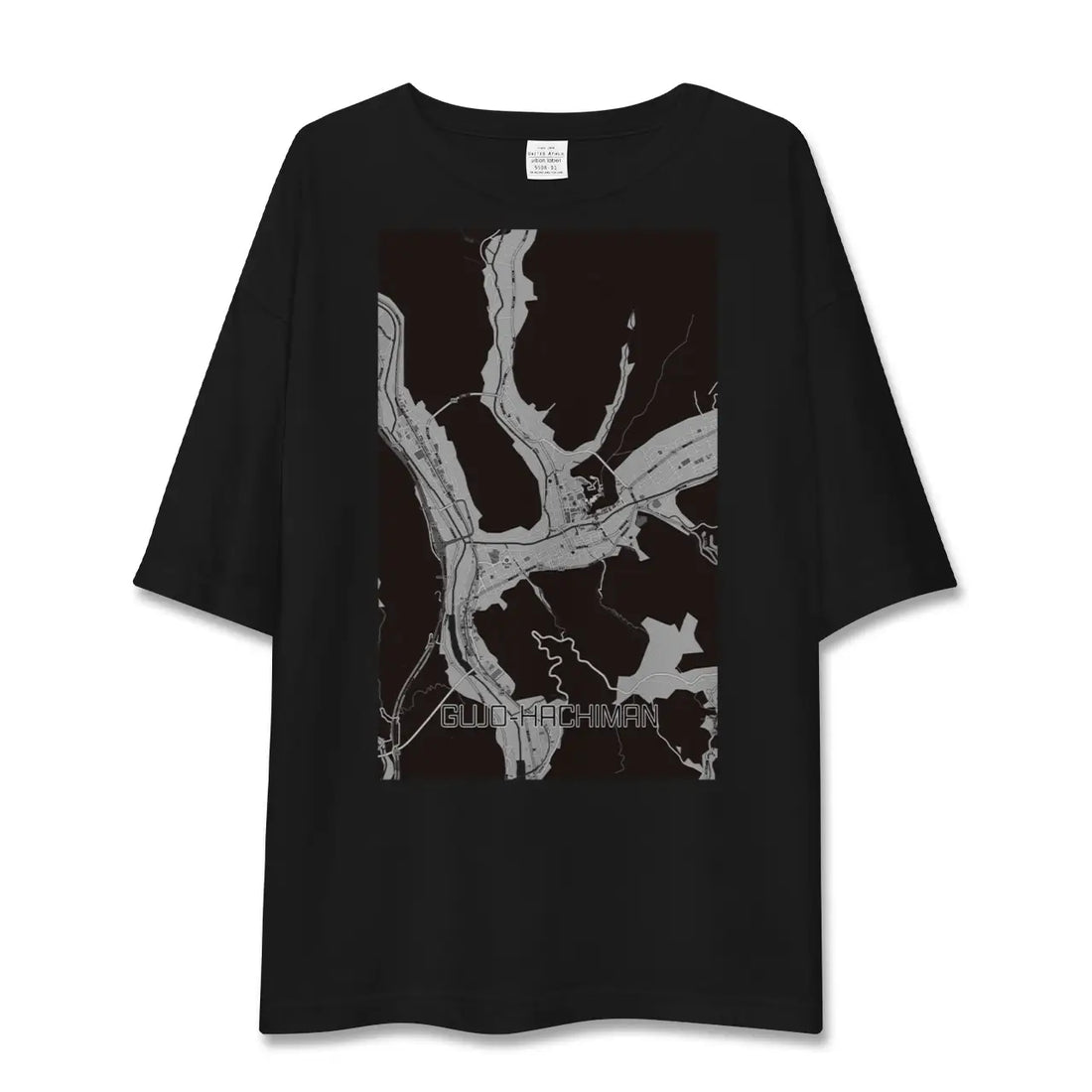 【郡上八幡(岐阜県)】地図柄ビッグシルエットTシャツ