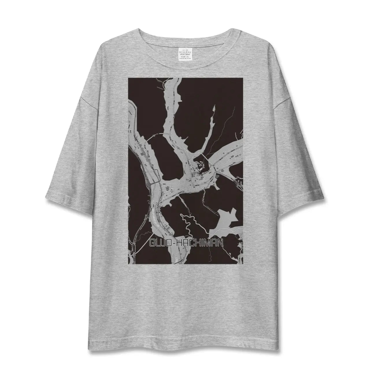 【郡上八幡(岐阜県)】地図柄ビッグシルエットTシャツ
