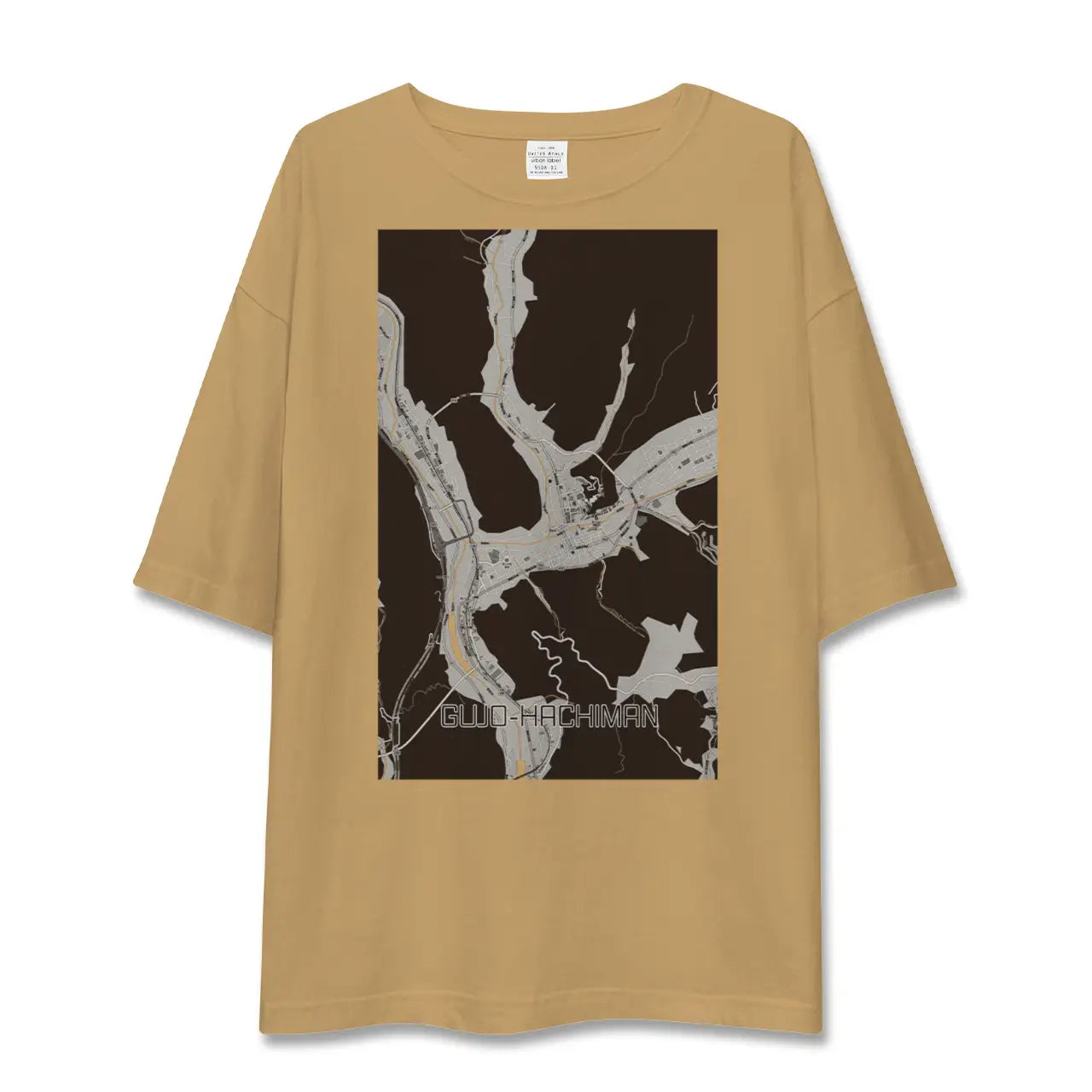 【郡上八幡(岐阜県)】地図柄ビッグシルエットTシャツ