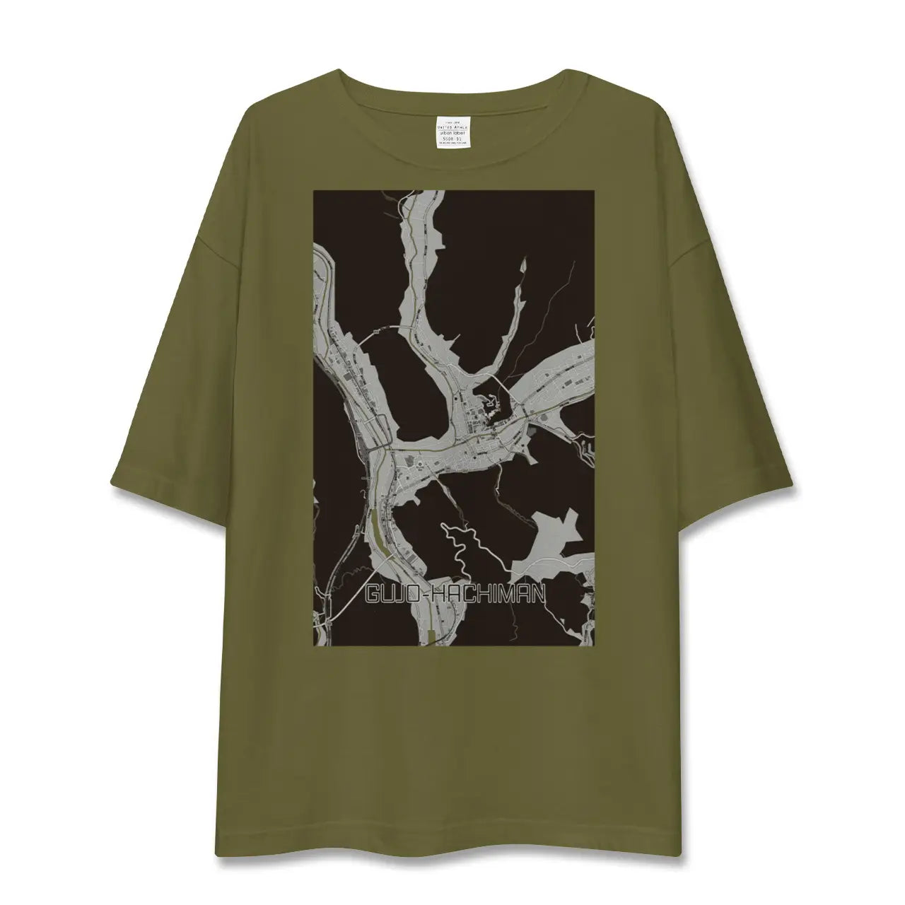 【郡上八幡(岐阜県)】地図柄ビッグシルエットTシャツ