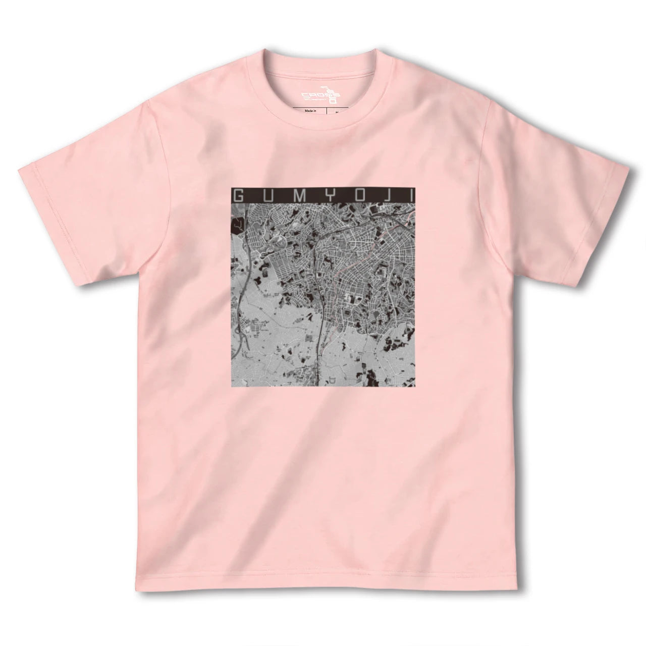 【弘明寺(神奈川県)】地図柄ヘビーウェイトTシャツ
