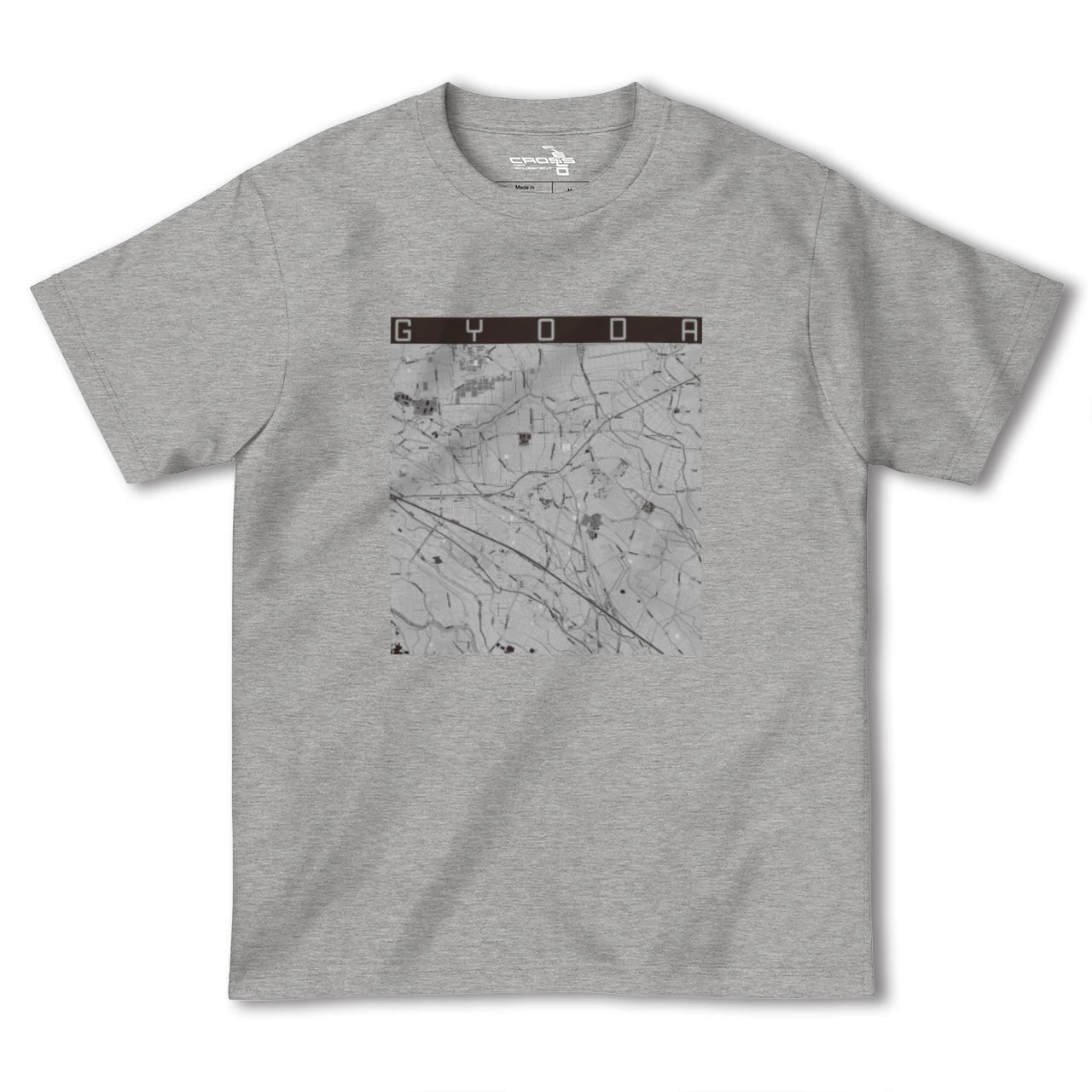 【行田(埼玉県)】地図柄ヘビーウェイトTシャツ
