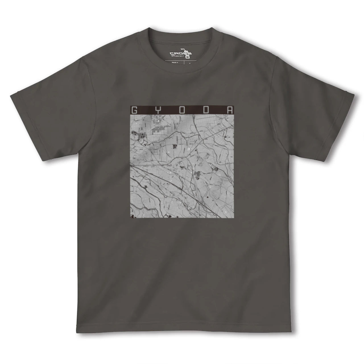【行田(埼玉県)】地図柄ヘビーウェイトTシャツ