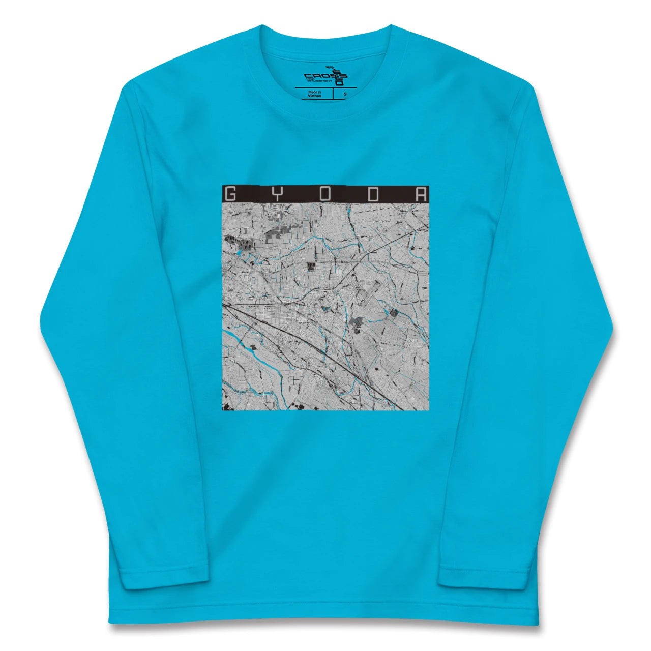 【行田(埼玉県)】地図柄ロングスリーブTシャツ