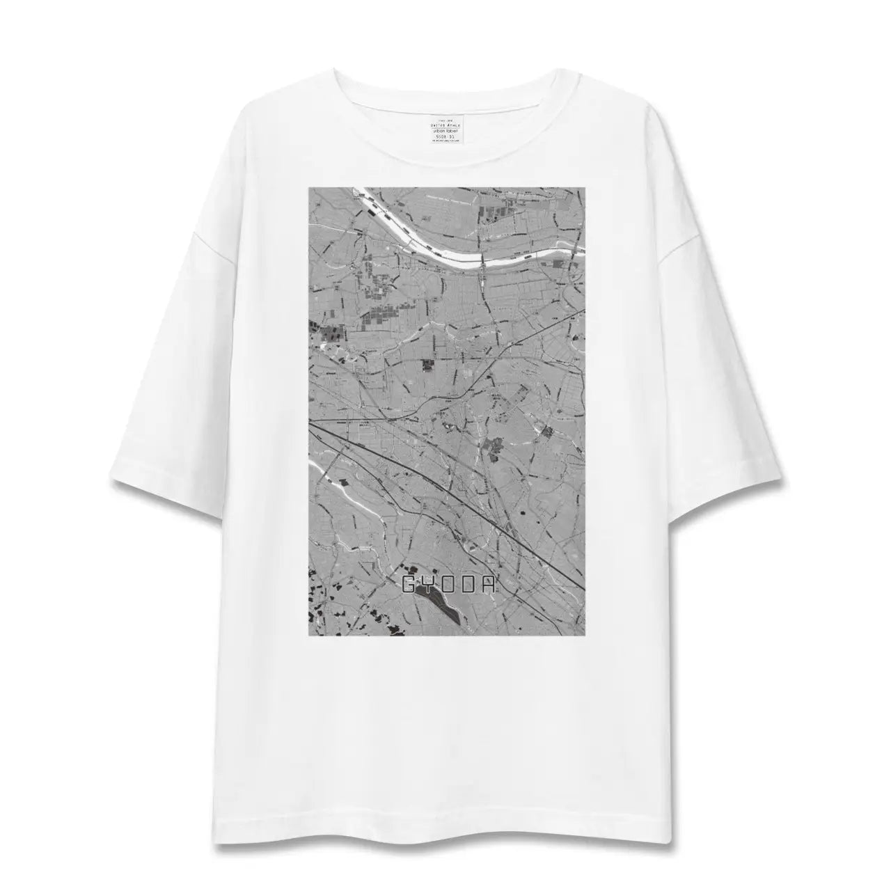【行田(埼玉県)】地図柄ビッグシルエットTシャツ