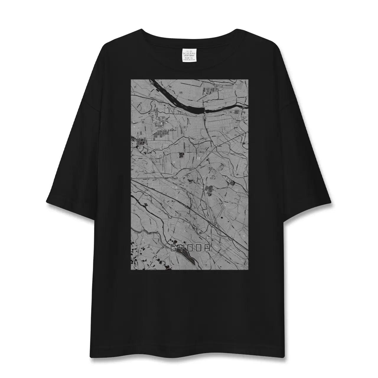 【行田(埼玉県)】地図柄ビッグシルエットTシャツ