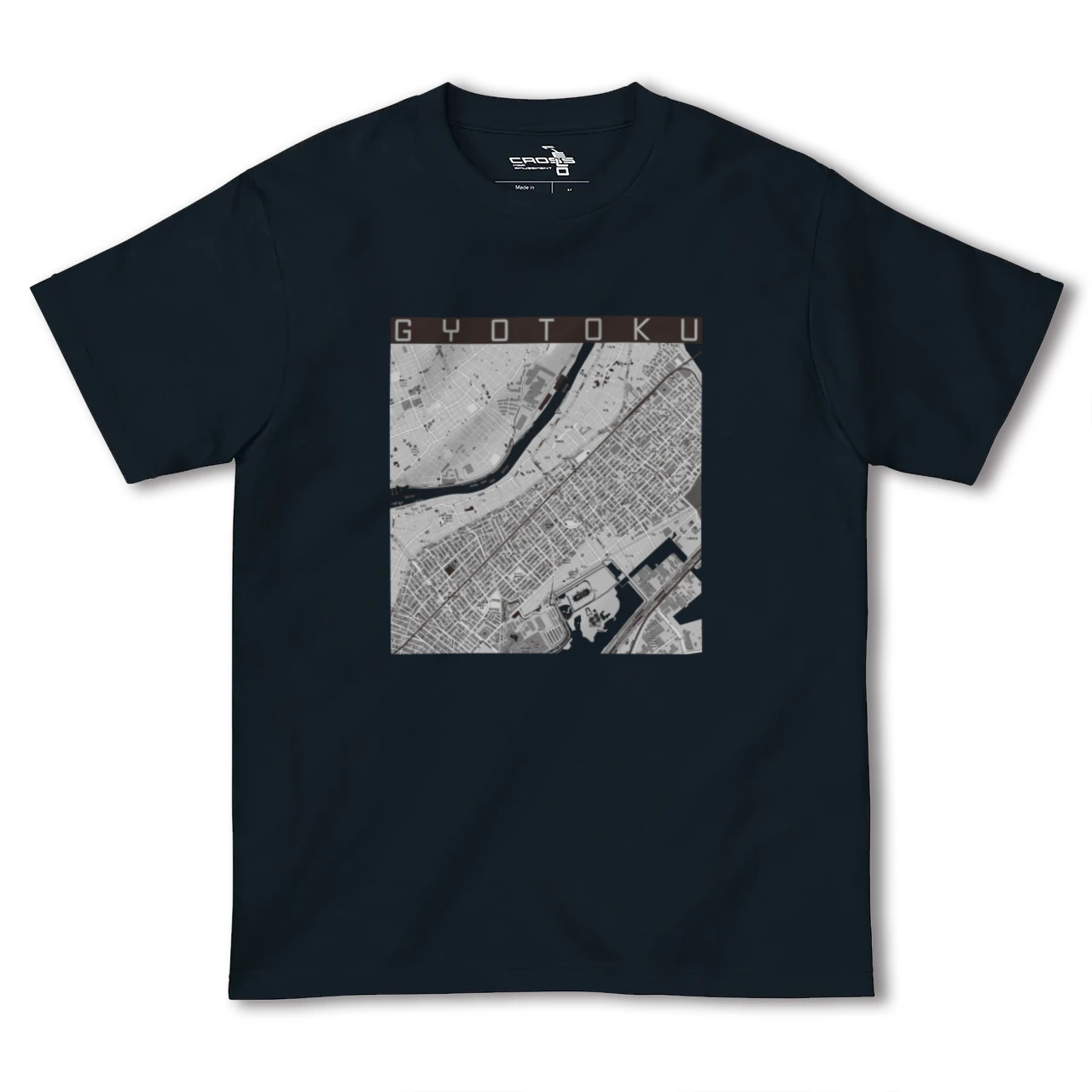 【行徳(千葉県)】地図柄ヘビーウェイトTシャツ