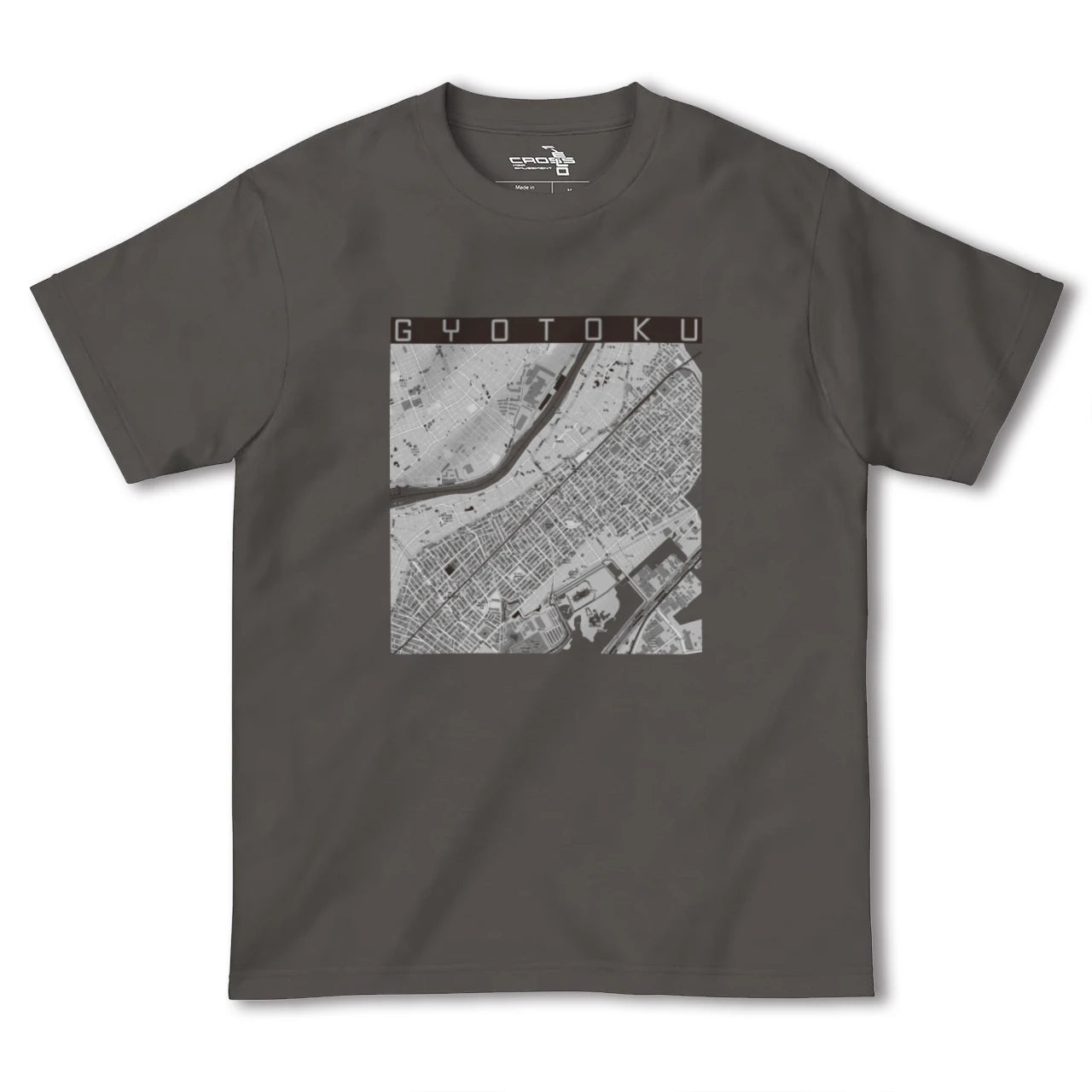 【行徳(千葉県)】地図柄ヘビーウェイトTシャツ