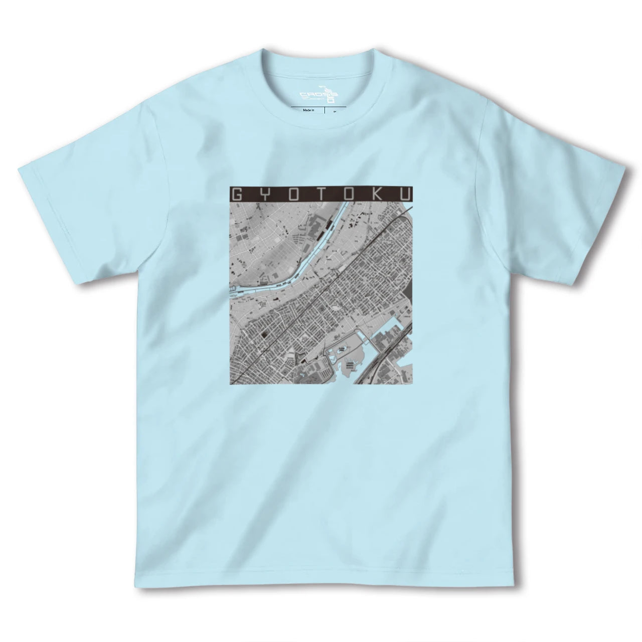 【行徳(千葉県)】地図柄ヘビーウェイトTシャツ