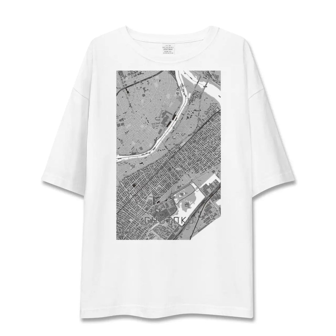 【行徳(千葉県)】地図柄ビッグシルエットTシャツ