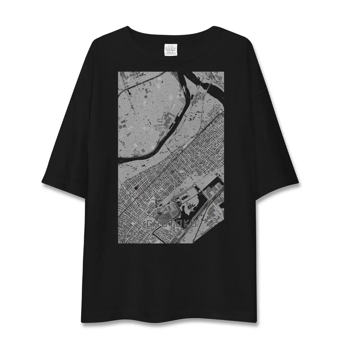 【行徳(千葉県)】地図柄ビッグシルエットTシャツ