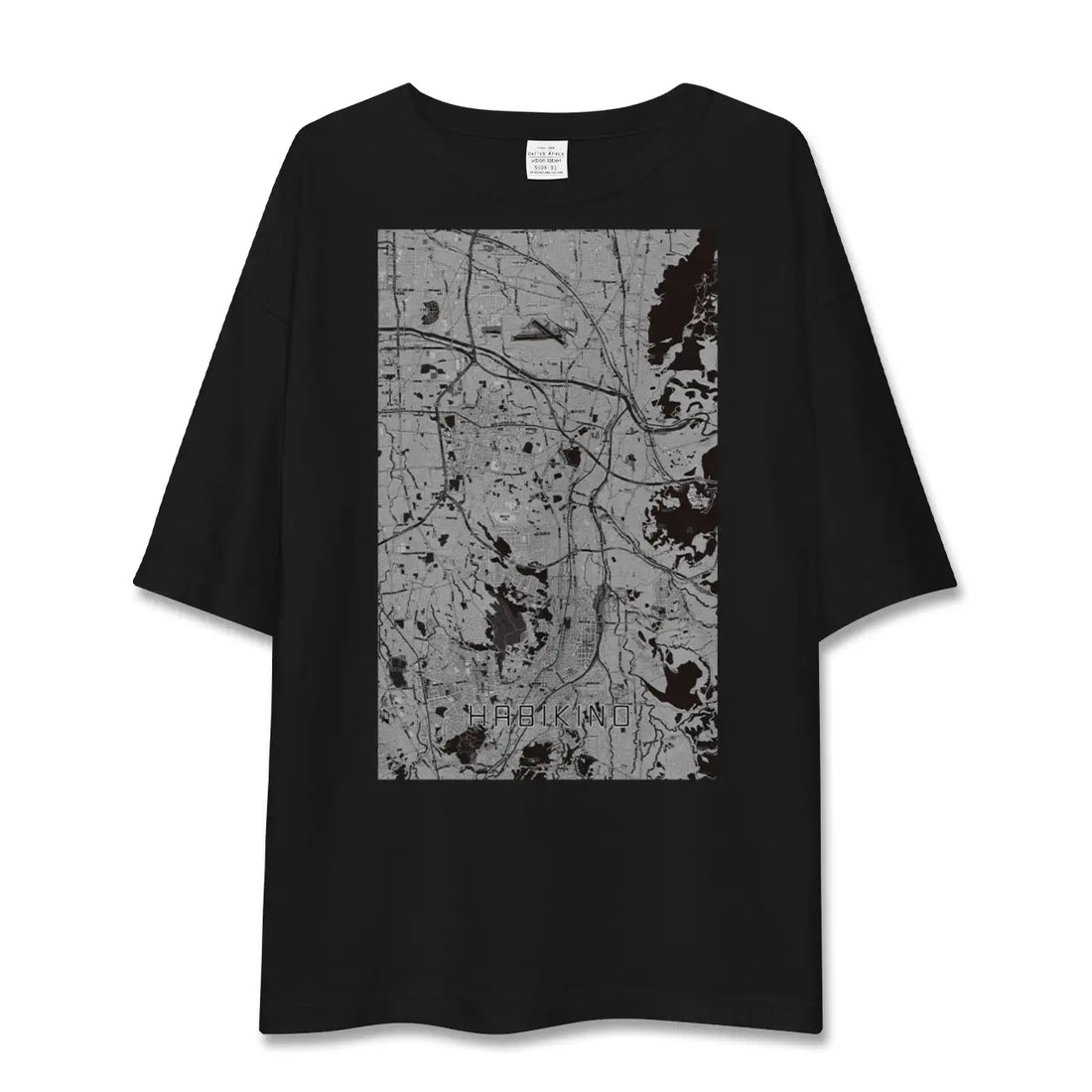 【羽曳野(大阪府)】地図柄ビッグシルエットTシャツ