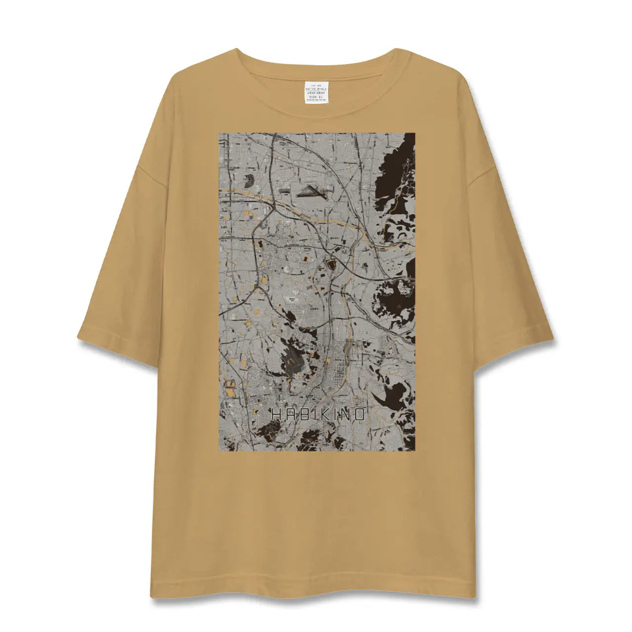 【羽曳野(大阪府)】地図柄ビッグシルエットTシャツ