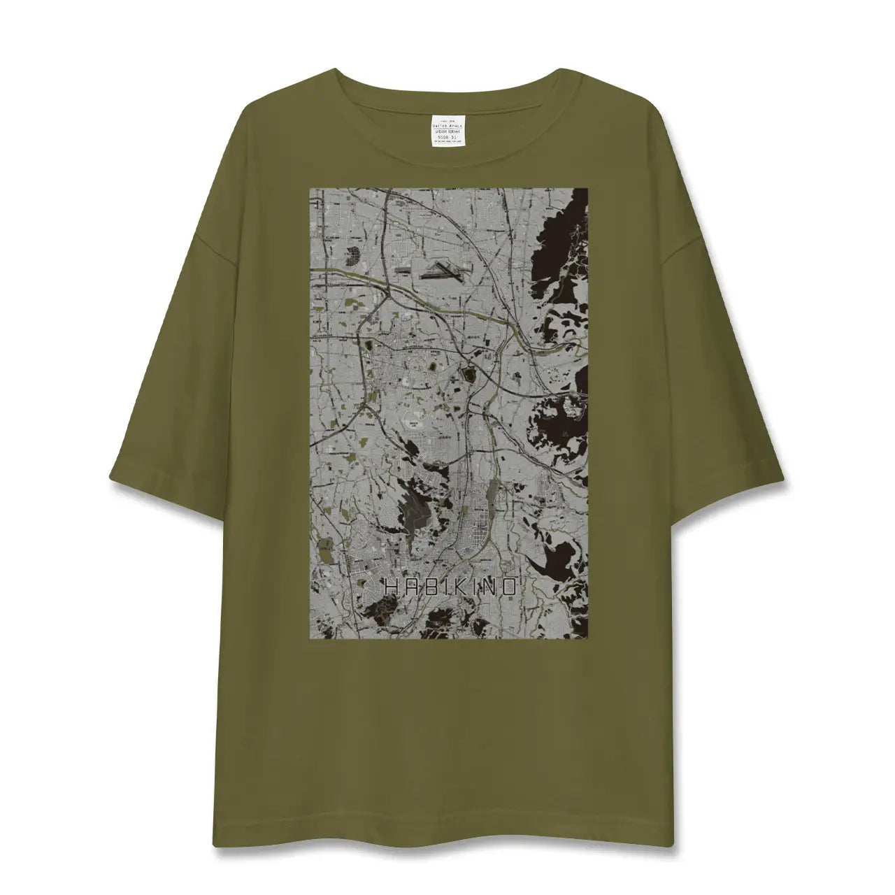 【羽曳野(大阪府)】地図柄ビッグシルエットTシャツ