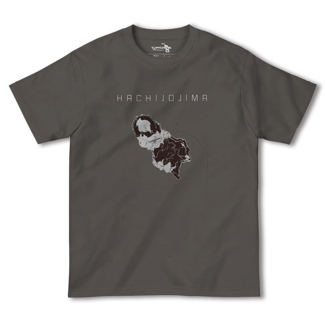 【八丈島(東京都)】地図柄ヘビーウェイトTシャツ