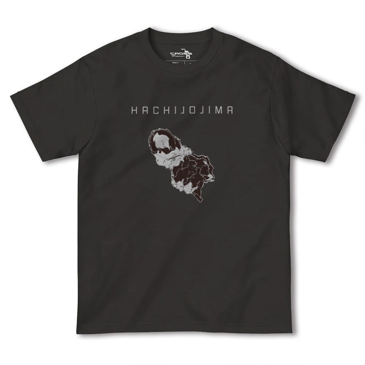 【八丈島(東京都)】地図柄ヘビーウェイトTシャツ