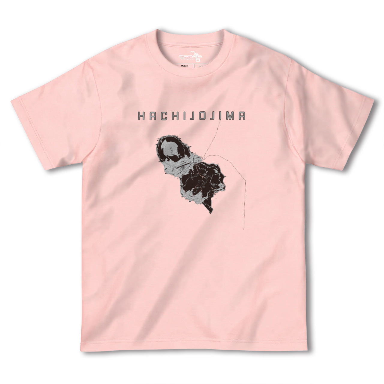 【八丈島(東京都)】地図柄ヘビーウェイトTシャツ