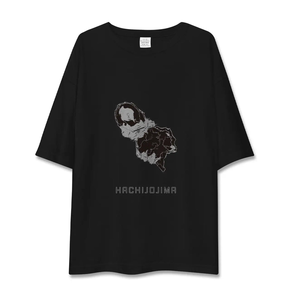 【八丈島(東京都)】地図柄ビッグシルエットTシャツ