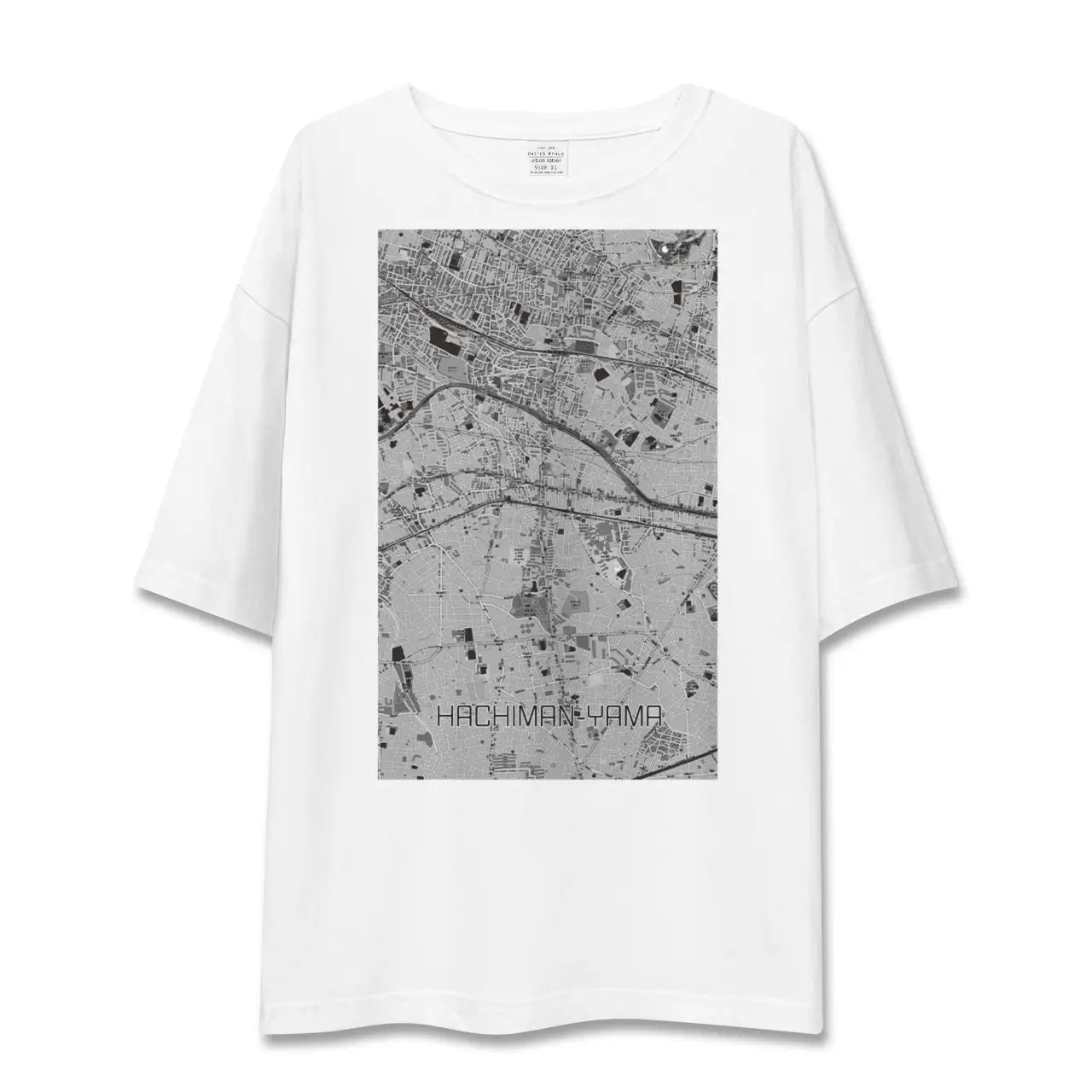 【八幡山(東京都)】地図柄ビッグシルエットTシャツ