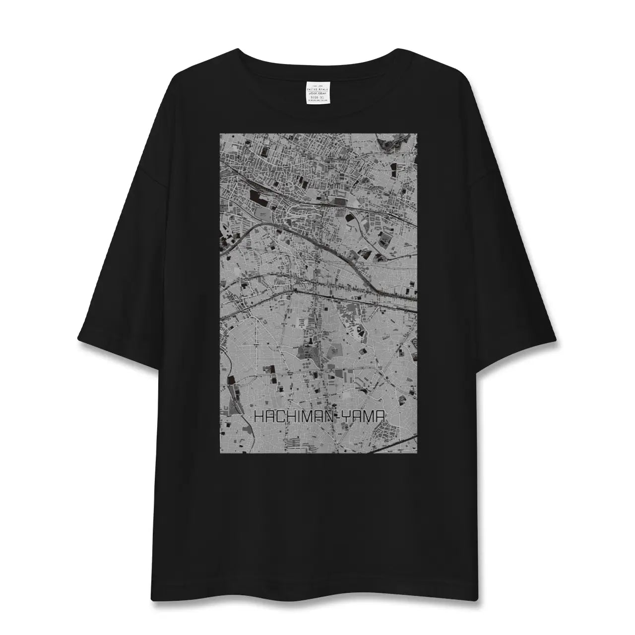 【八幡山(東京都)】地図柄ビッグシルエットTシャツ