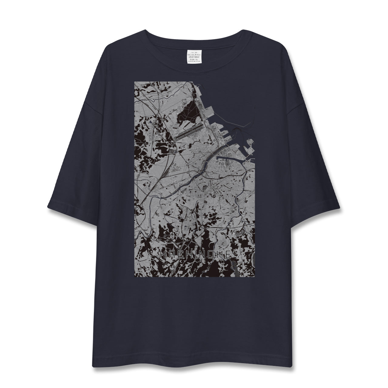【八戸(青森県)】地図柄ビッグシルエットTシャツ