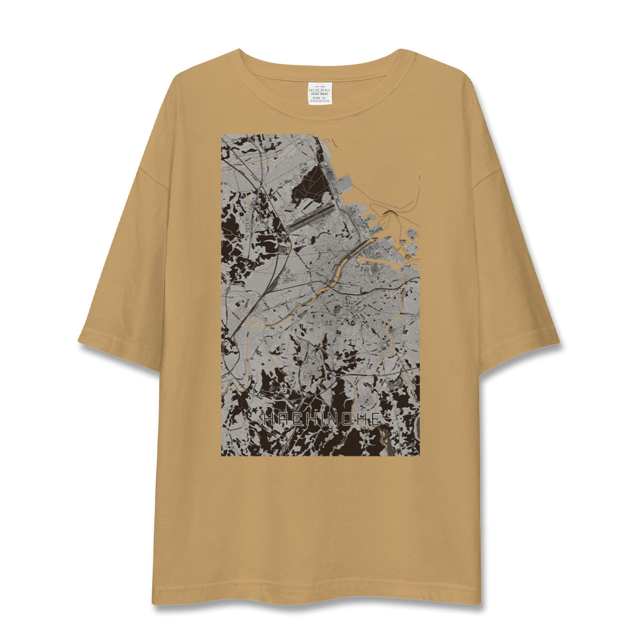 【八戸(青森県)】地図柄ビッグシルエットTシャツ